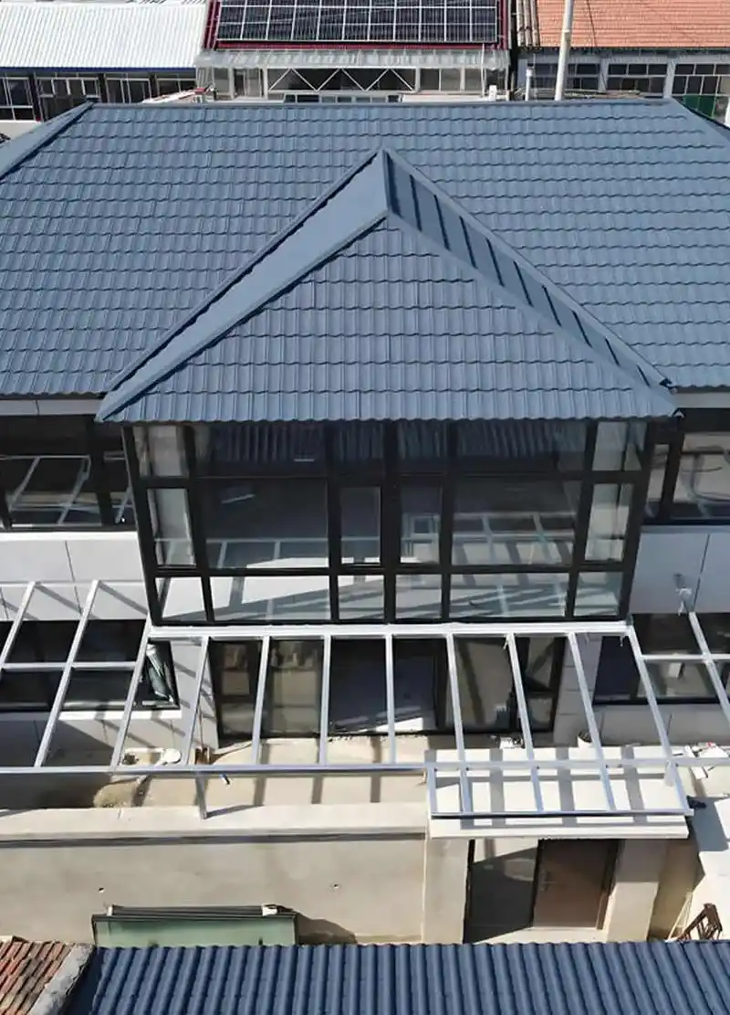 Double Layer Roof Tile Forming Machine Application