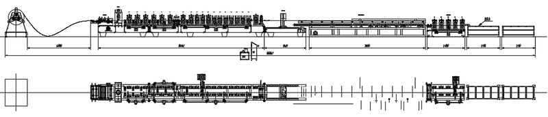 Shelf Upright Forming Machine Working Flow