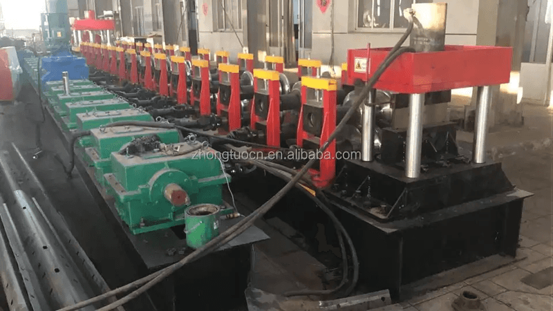 High Speed Guardrail Forming Machine