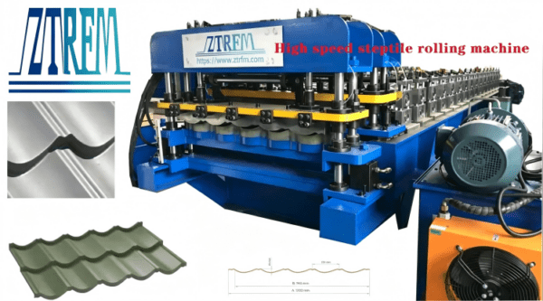 Glazed Roof Tile Forming Machine