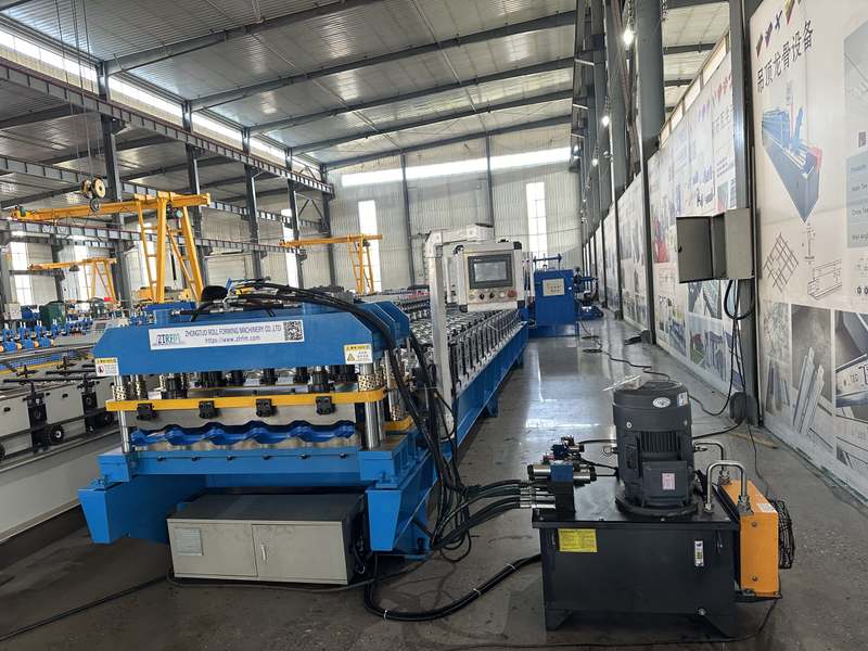 Glazed Roof Tile Forming Machine
