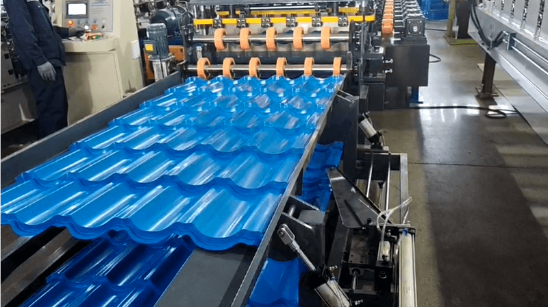 Glazed Roof Tile Forming Machine