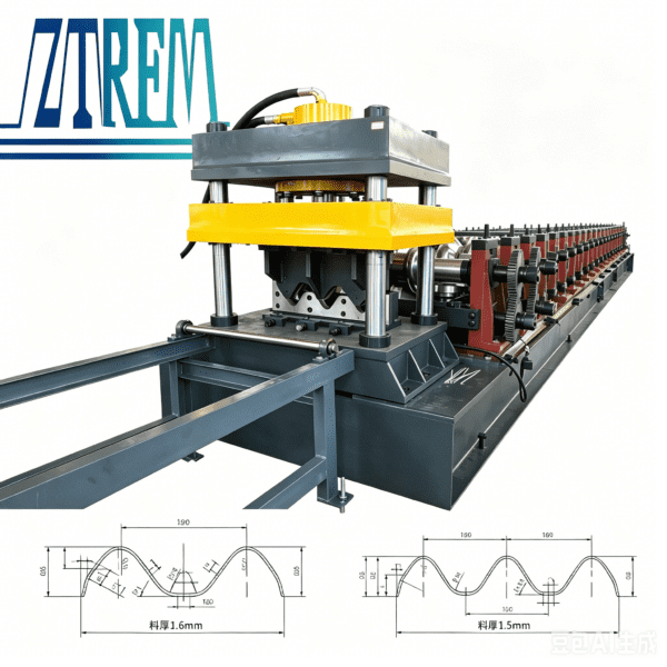 :High Speed Guardrail Roll Forming Machine