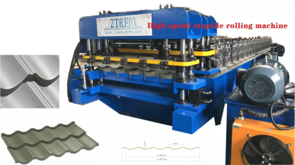 High speed Glazed Roofing Tile Machine