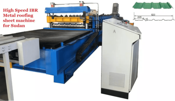 High speed IBR metal roofing sheet machine