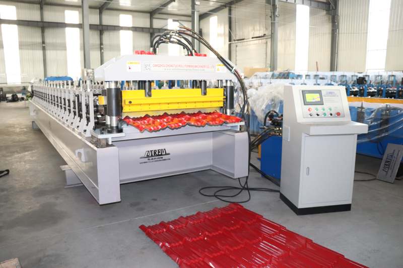 Glazed Roof Tile Forming Machine