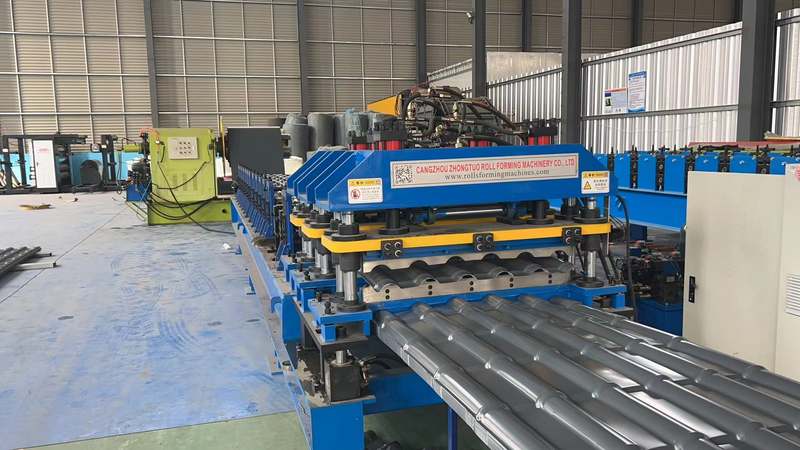 Glazed Roof Tile Forming Machine