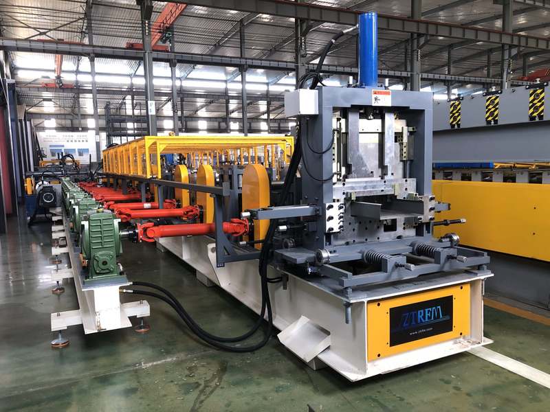 steel purlin roll forming machine