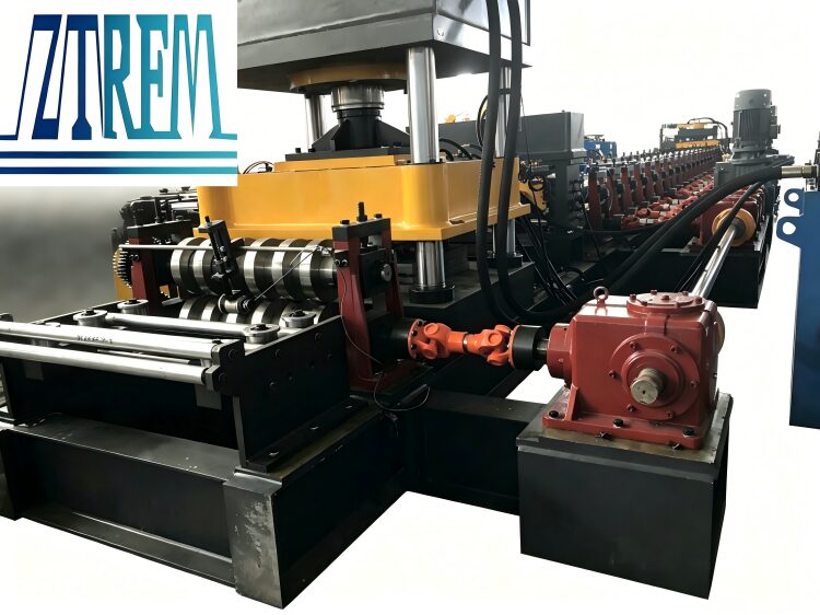 High Speed Guardrail Forming Machine