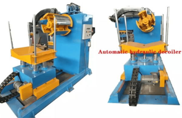 hydraulic decoiler with loading car