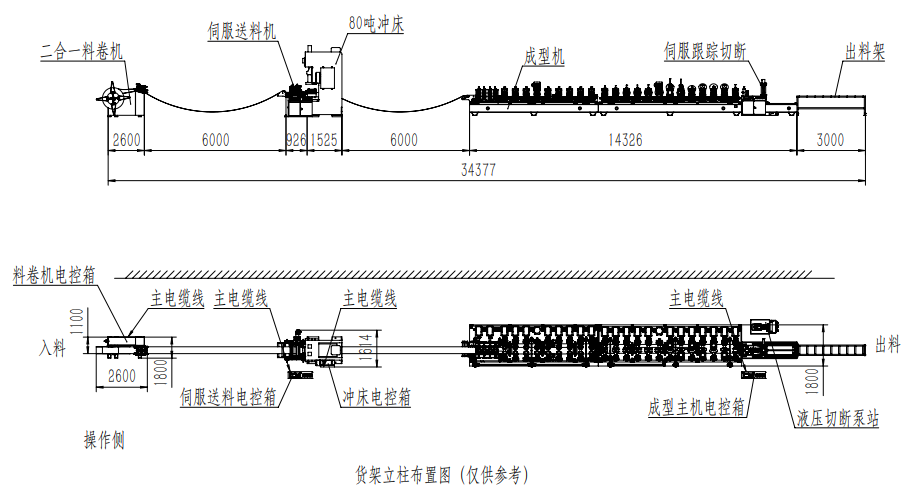 Rack Upright Roll Forming Machine