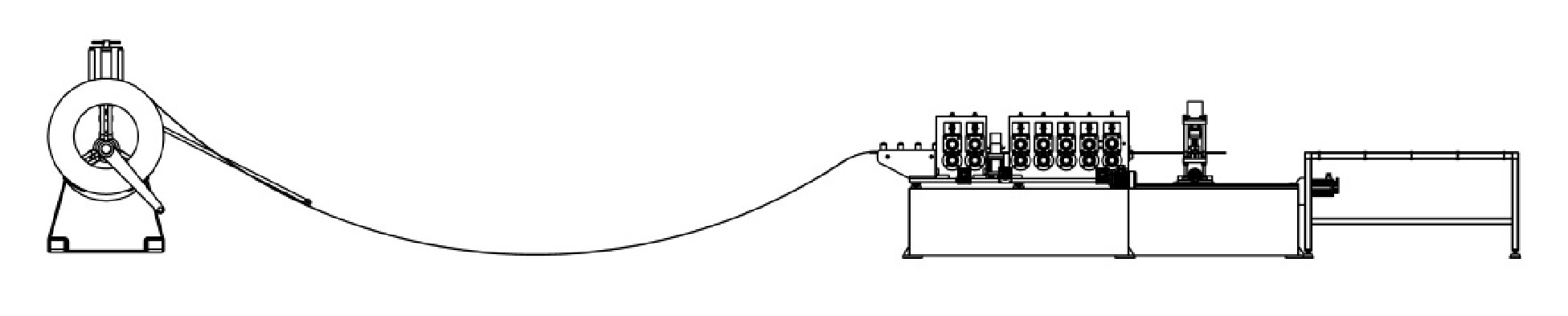 Working Flow Fully Automatic Cable Tray Roll Forming Machine