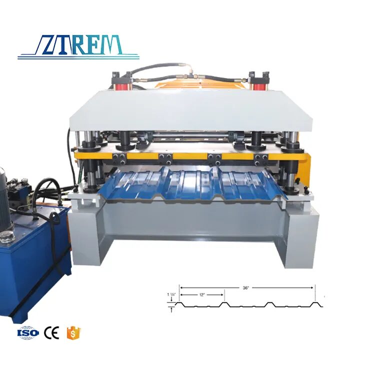 Trapezoidal Roof Tile Roll Forming Machine