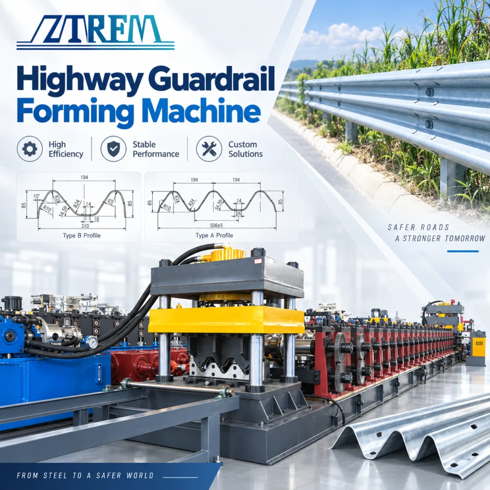 High Speed Guardrail Forming Machine:Automatic Highway Guardrail Roll Former (复制) 53 High Speed Guardrail Forming Machine:Automatic Highway Guardrail Roll - FKqmNH 1789634150 guDG