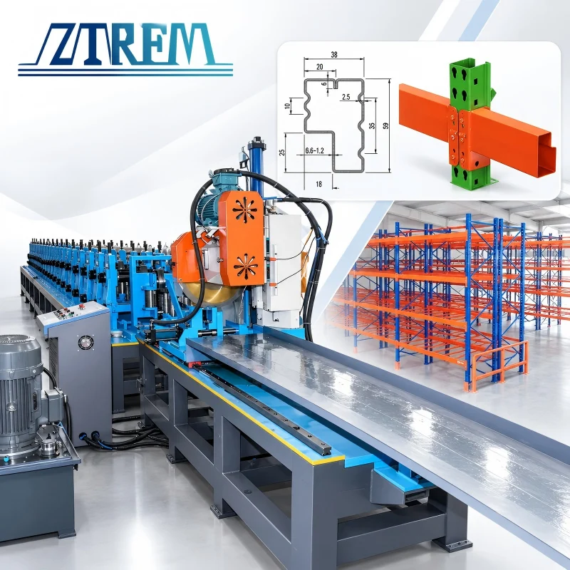 P Beam Roll Forming Machine:Fully Automatic Shelf Step Beam Forming Machine 2 P Beam Roll Forming Machine:Fully Automatic Shelf Step Beam Forming Ma - SJRxX7 1789960505 e3j1