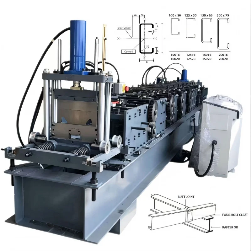 C Purlin Forming Machine: High-Precision & Automatic C Purlin Roll Forming Equipment 2 C Purlin Forming Machine: High-Precision & Automatic C Purlin Roll For - c purlin forming machine