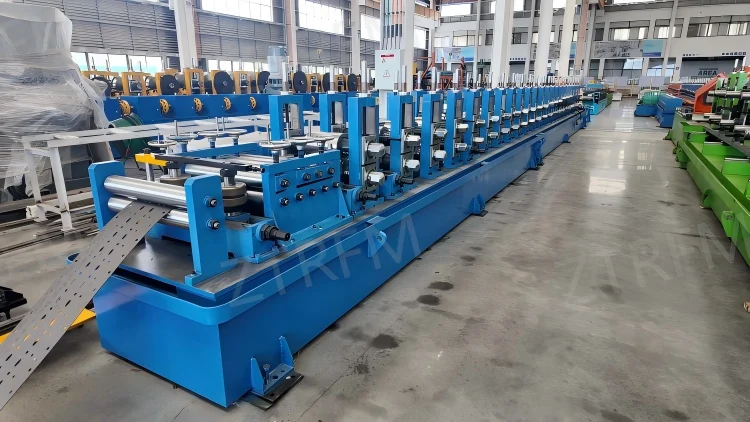 Rack Upright Roll Forming Machine:Automatic Warehouse Shelf Column For - Content image 6 Rack Upright Roll Forming Machine:Automatic Warehouse Shelf Column Forming Machine