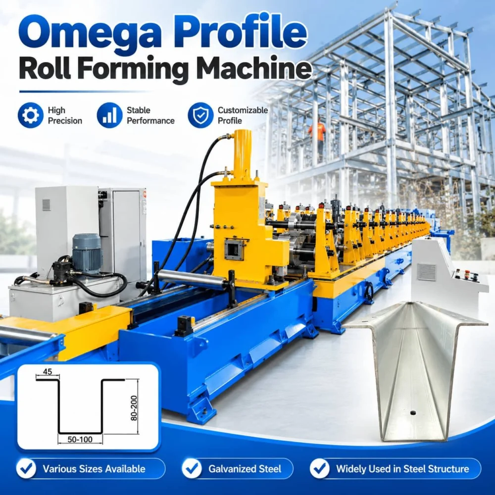 Omega Purlin Forming Machine：Fully Automatic High-Precision Omega Prof - h602b48e6ff1b490fb65f67ab7cace5f7b 1790476827 QDtZ
