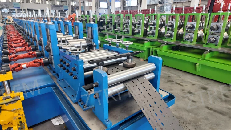 Rack Upright Roll Forming Machine:Automatic Warehouse Shelf Column For - Content image 4 Rack Upright Roll Forming Machine:Automatic Warehouse Shelf Column Forming Machine