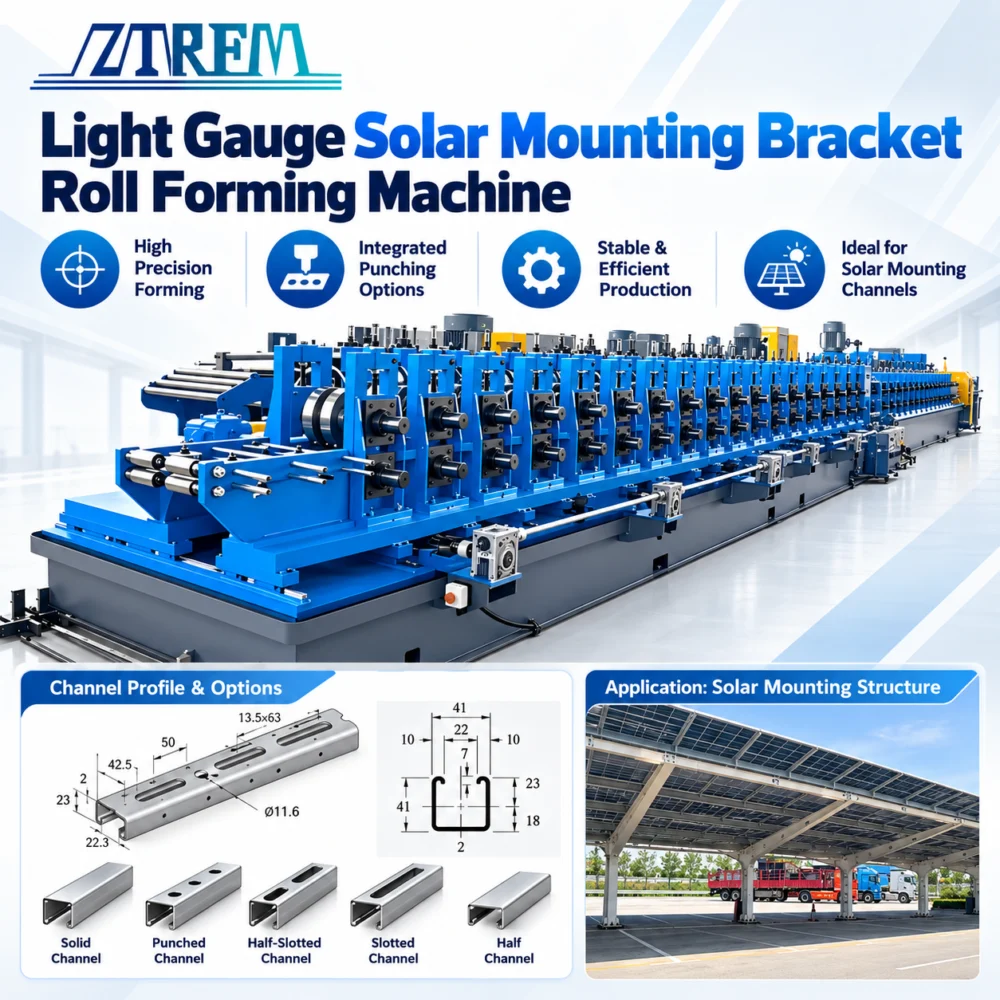 Light Gauge Solar Mounting Bracket Roll Forming Machine:Fully Automati - mWczsj 1790578322 2oGi