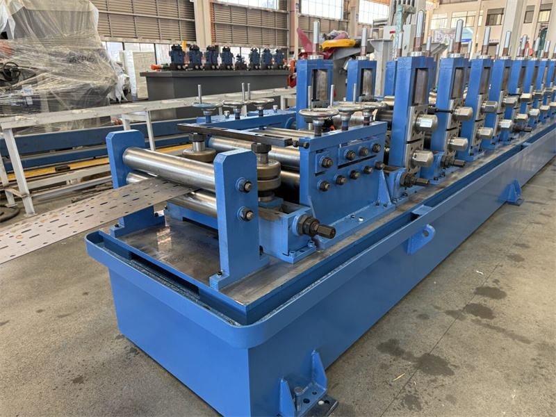 Shelf Panel Upright Roll Forming Machine for Warehouse Storage Systems 2 Pallet Rack Upright Roll Forming Machine for Warehouse Storage Systems