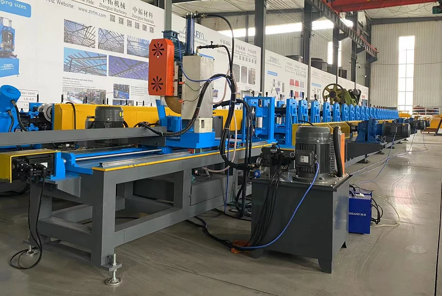 P Beam Roll Forming Machine：Fully Automatic Shelf Step Beam Forming Machine