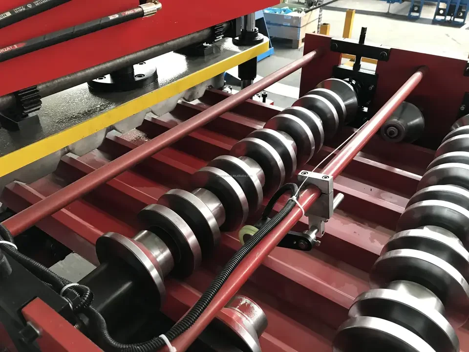 Trapezoidal Roof Tile Roll Forming Machine:Automatic Metal Roof Panel - "Trapezoidal Trapezoidal Roof Tile Roll Forming Machine:Automatic Metal Roof Panel Making Line