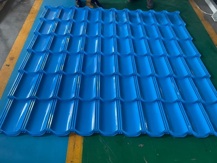 Glazed Tile Roll Forming Machine:Automatic Metal Roof Tile Making Mach - Content image Glazed Tile Roll Forming Machine:Automatic Metal Roof Tile Making Machine For PPGI, GI, Aluminum